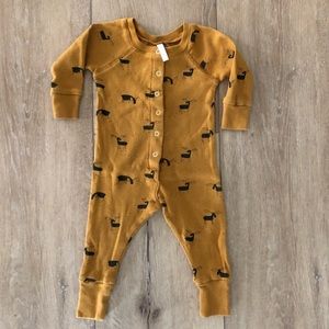 Rylee + Cru Deer Snap Onesie 0-3 Months